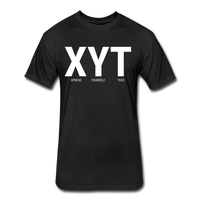 XYT Brand Fitted Cotton/Poly T-Shirt - black