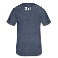 XYT Brand Fitted Cotton/Poly T-Shirt - heather navy