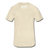 XYT Brand Fitted Cotton/Poly T-Shirt - heather cream