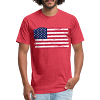 American Flag - Color - heather red