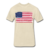 American Flag - Color - heather cream