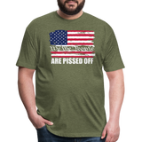 We The People... Are Pissed Off (White) - heather military green