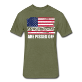 We The People... Are Pissed Off (White) - heather military green