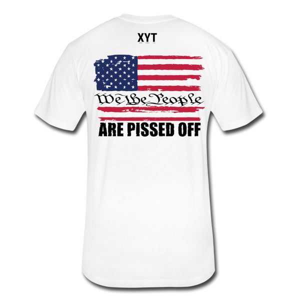 We The People... Are Pissed Off (On Back Black) - white
