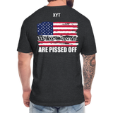 We The People... Are Pissed Off (On Back White) - heather black