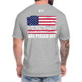 We The People... Are Pissed Off (On Back White) - heather gray