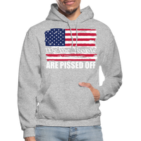 We The people... Are Pissed Off (White) Hoodie - heather gray