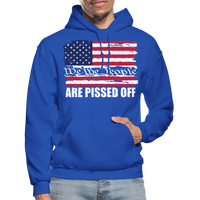 We The people... Are Pissed Off (White) Hoodie - royal blue