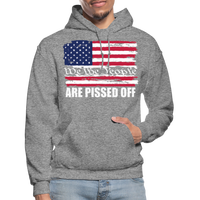 We The people... Are Pissed Off (White) Hoodie - graphite heather