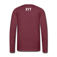 XYT Brand Premium Long Sleeve T-Shirt - heather burgundy