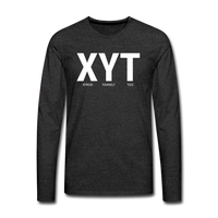 XYT Brand Premium Long Sleeve T-Shirt - charcoal grey