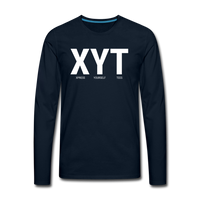 XYT Brand Premium Long Sleeve T-Shirt - deep navy