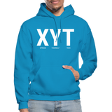 XYT Brand Heavy Blend Hoodie - turquoise