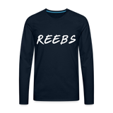REBBS Premium Long Sleeve T-Shirt - deep navy