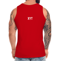 XYT Brand Premium Tank (White) - red