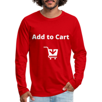 Add to Cart Premium Long Sleeve T-Shirt - red