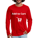 Add to Cart Premium Long Sleeve T-Shirt - red