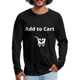 Add to Cart Premium Long Sleeve T-Shirt - charcoal grey