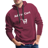 Add to Cart Premium Hoodie - burgundy