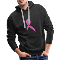 Cancer Pink Ribbon Premium Hoodie - black