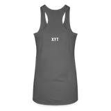XYT Brand Women’s Tri-Blend Racerback Tank - charcoal