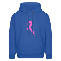 Cancer Pink Ribbon Tee (Survivor on Back) Premium Hoodie - royal blue