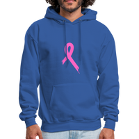 Cancer Pink Ribbon Tee (Survivor on Back) Premium Hoodie - royal blue