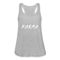 Karma Tri-Blend Racerback Tank - heather gray