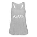 Karma Tri-Blend Racerback Tank - heather gray