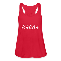 Karma Tri-Blend Racerback Tank - red