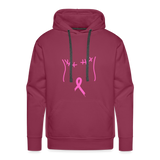 Breast Cancer Premium Hoodie - burgundy