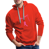 Breast Cancer Premium Hoodie - red