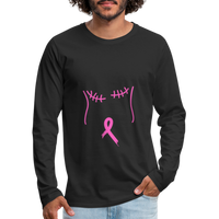 Breast Cancer Premium Long Sleeve T-Shirt - black