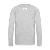 Breast Cancer Premium Long Sleeve T-Shirt - heather gray